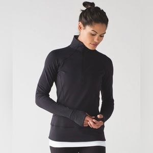 Lululemon Black Rush Hour 1/2 Zip